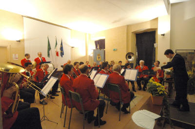 Il C.M.A. "S. Cecilia" durante il concerto