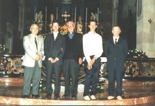 Il festeggiato e gli organisti