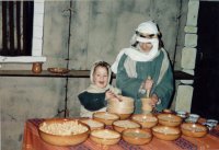 figurante con bambina