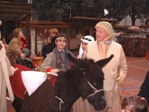 pastore con asinello