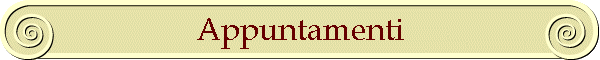 Appuntamenti