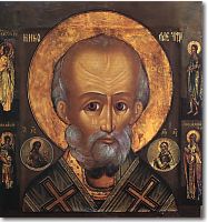 Caratteristica icona russa di San Nicola