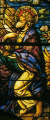 Particolare della vetrata, Paolo
