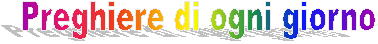 Preghiere di ogni giorno