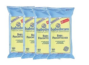 Babydream panni umidi 600 pezzi Babydream panni umidi 600 pezzi
