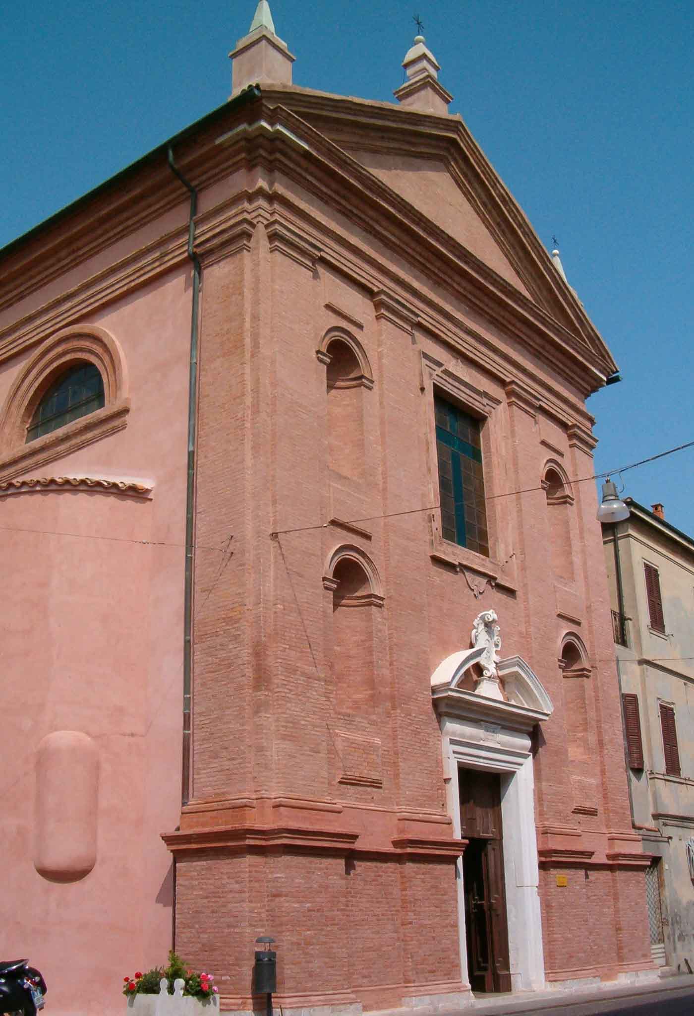 Facciata della chiesa