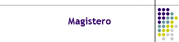 Magistero
