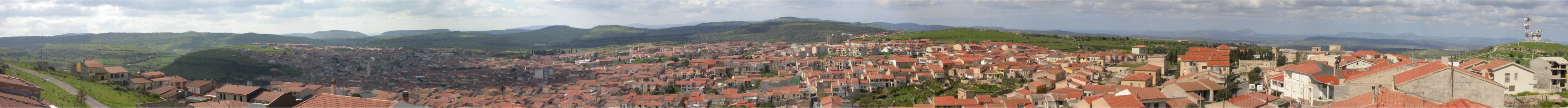 Veduta panoramica di Ittiri (SS)