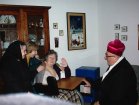 L'Arcivescovo durante la visita pastorale