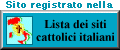 Sito registrato nella lista dei siti cattolici italiani