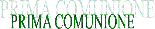 PRIMA COMUNIONE