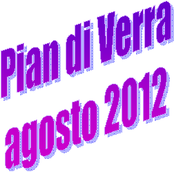 Pian di Verra
agosto 2012