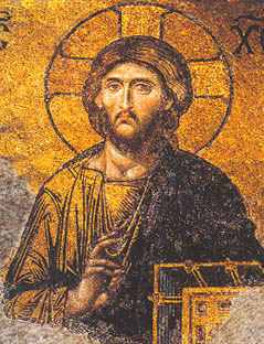 Cristo nel mosaico della Deesis in Santa Sofia