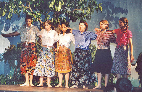 Da sinistra: Jessica, Chiara, Elisa, Francesca, Lucia, Maria Laura