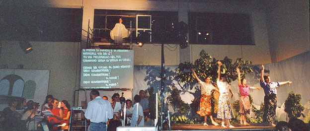 Visione d'insieme della scena