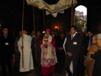 Il reliquiario in cattedrale