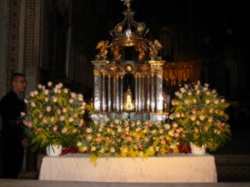 Il reliquiario in cattedrale