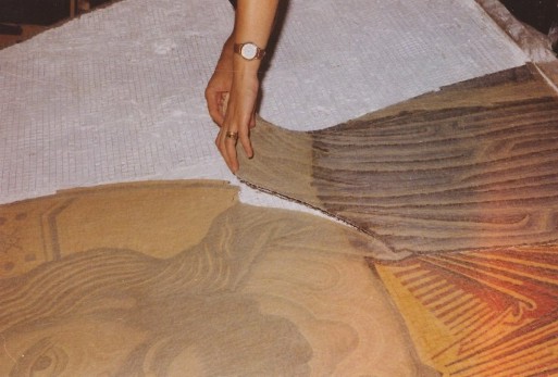 S. Tumminello in un momento del suo lavoro