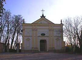 La vecchia chiesa parrocchiale di S.Antonio Abate (vista frontale)