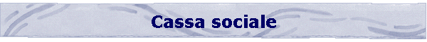 Cassa sociale