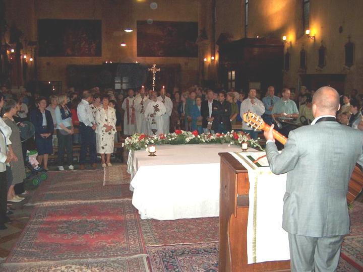 l'ingresso dei presbiteri