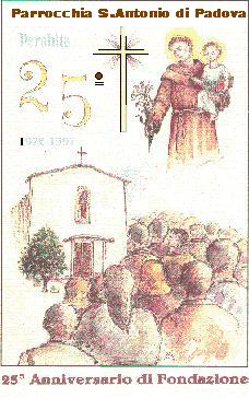 MANIFESTO  DELLA RICORRENZA DEI 25 ANNI DELLA PARROCCHIA