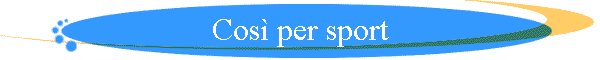 Cos per sport
