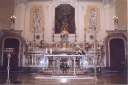 Particolare dell'altare maggiore