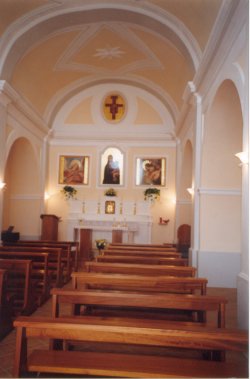 Interno della chiesa vecchia