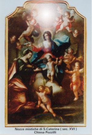 Nozze mistiche di Santa Caterina (sec. XVI)