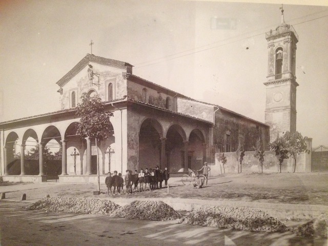 La chiesa intorno al 1930 (?)