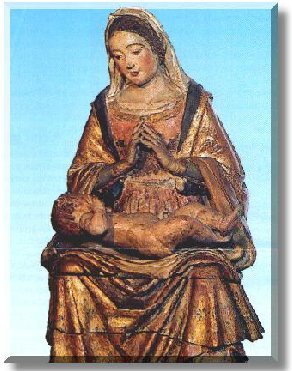 L'immagine della Madre della Preghiera - venerata nella parrocchia dei SS. Gioacchino e Anna di Roma