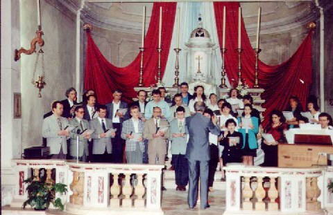 Foto storica del Coro