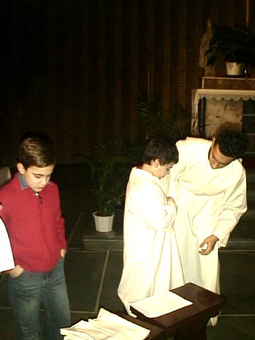 La Vestizione dei Chierichetti