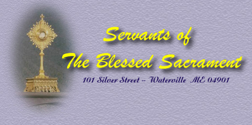 servants of the blessed sacrament