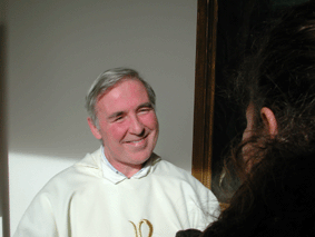 Don Mario Simula, parroco di Cristo Redentore