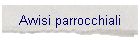 Avvisi parrocchiali