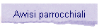 Avvisi parrocchiali