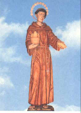 Statua lignea di S.Antonio di Padova