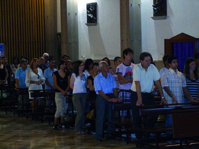 La celebrazione eucaristica a Torrevecchia Teatina